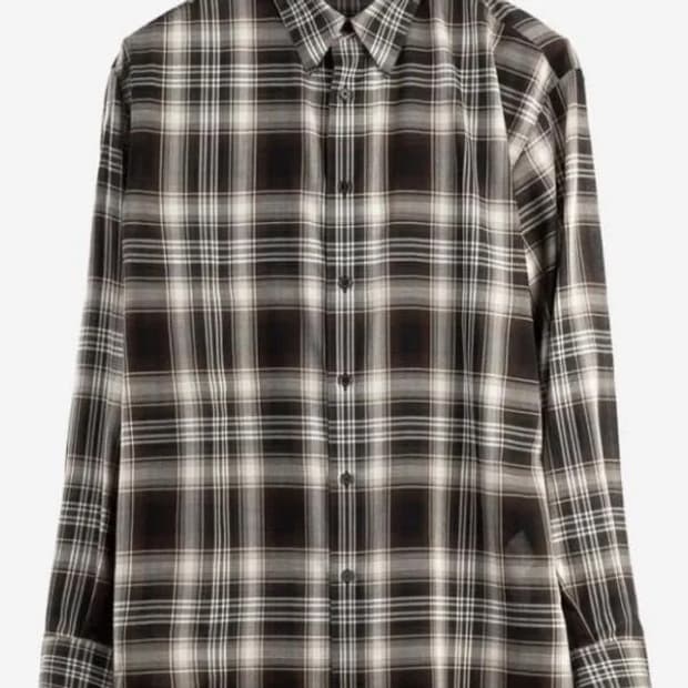 오라리 / 21aw 울 체크 셔츠 / 4사이즈