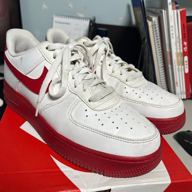나이키 에어포스 레드 260