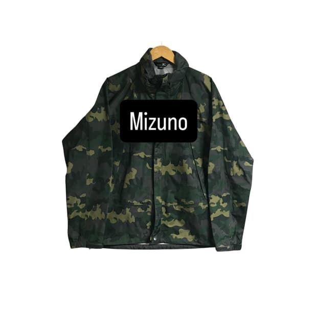 미즈노 일제 카모플라쥬 바람막이