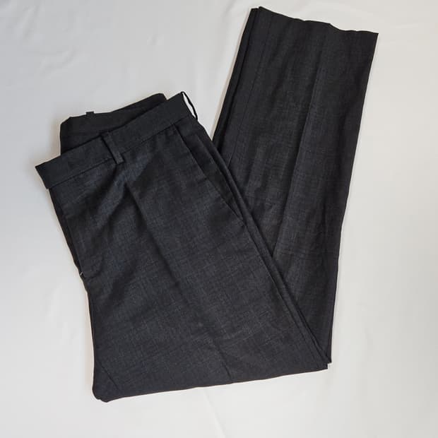 우영미 솔리드옴므 레이온 슬랙스 팬츠 바지 정장 수트 32