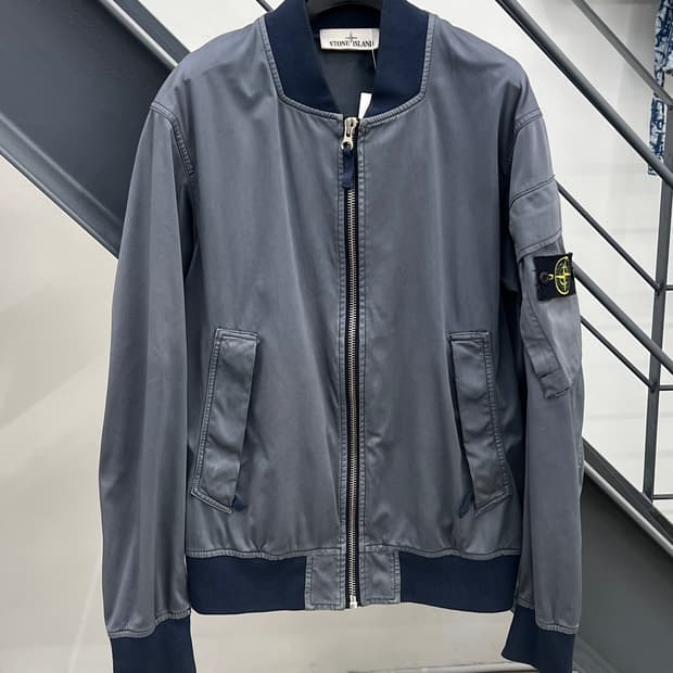 스톤아일랜드 다비드 져지 -TC MA-1 블루종