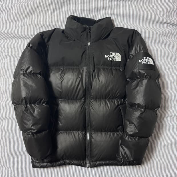 노스페이스 화이트 라벨 노벨티 눕시 RDS 다운 자켓 블랙