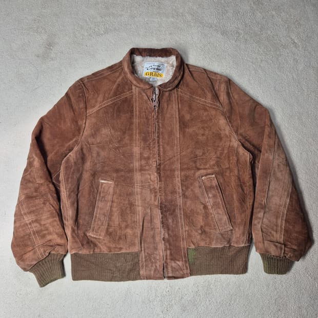 80s 스웨이드 자켓
