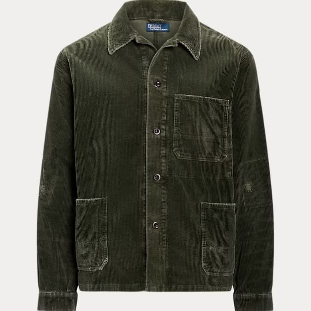 폴로 코듀로이 디스트레스드 자켓 s(24fw)