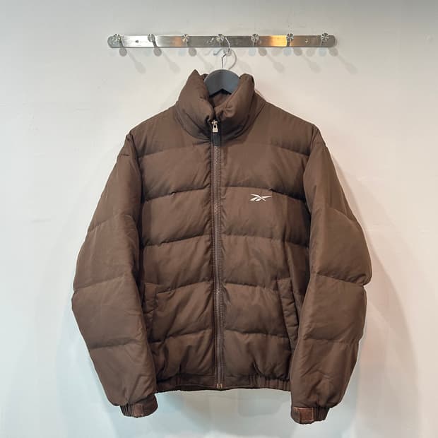 리복 브라운 덕다운 자켓