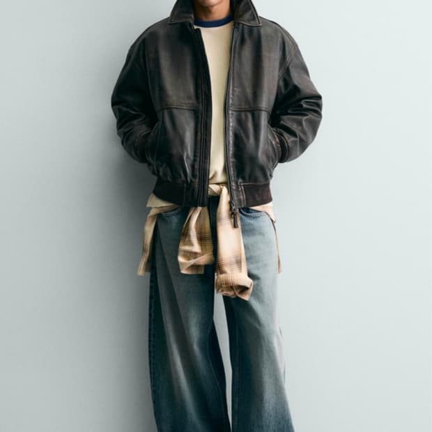 [XL->M,L]자라 포드 레더 자켓 교환 구합니다.