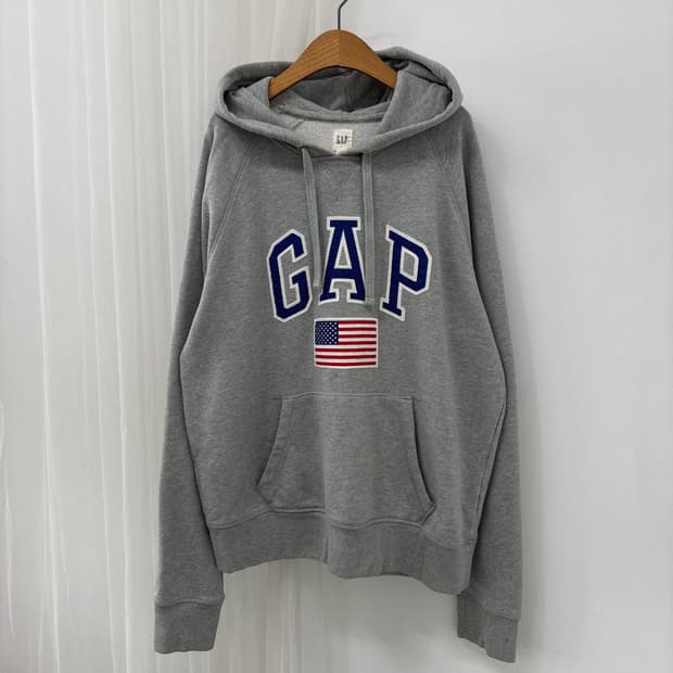GAP 갭 성조기 빅로고 후드티
