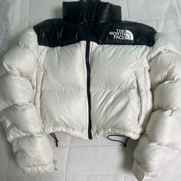 노스페이스 여성 숏패딩 L