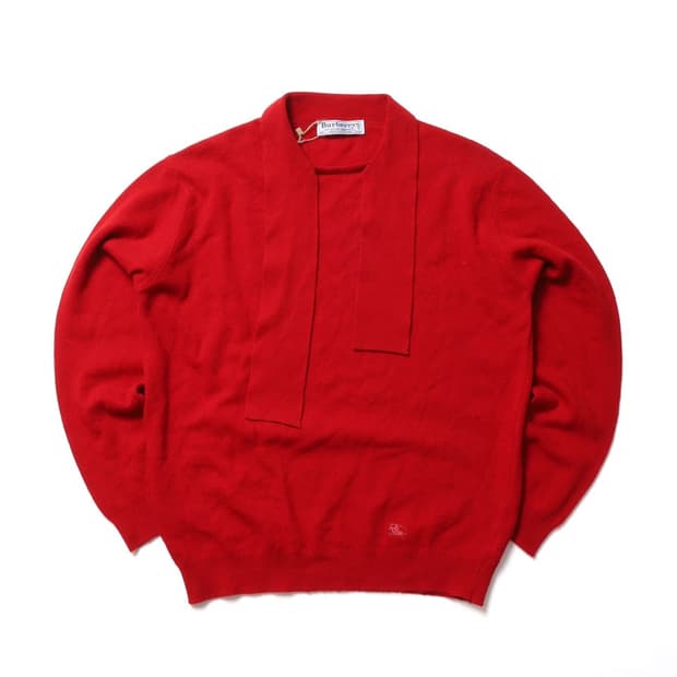 버버리 Burberrys Tie Neck Knit 