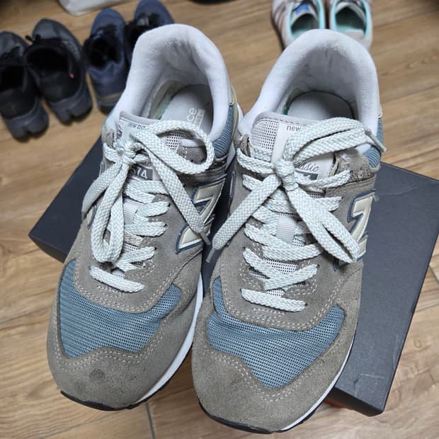 255 뉴발란스 574 그레이 블루 / 574BA2 운동화