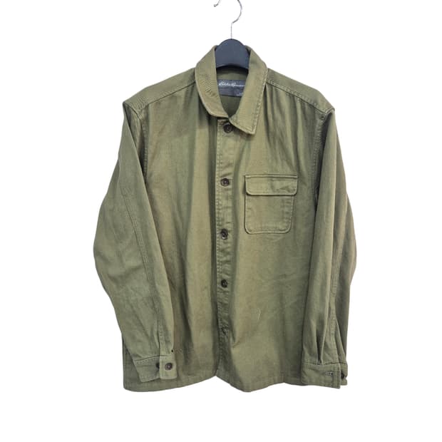 에디바우어 그린 셔츠 자켓