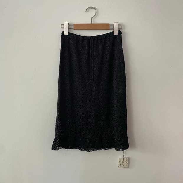 VINTAGE punching knit skirt
