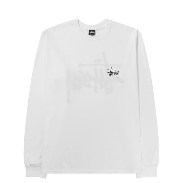 스투시 베이직 롱슬리브 