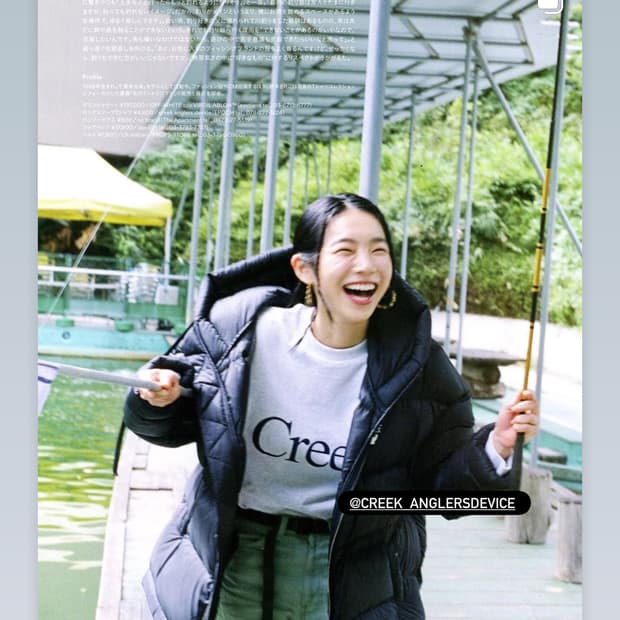 Creek Angler Device 크릭 긴팔 티셔츠 M 새상품 화이트