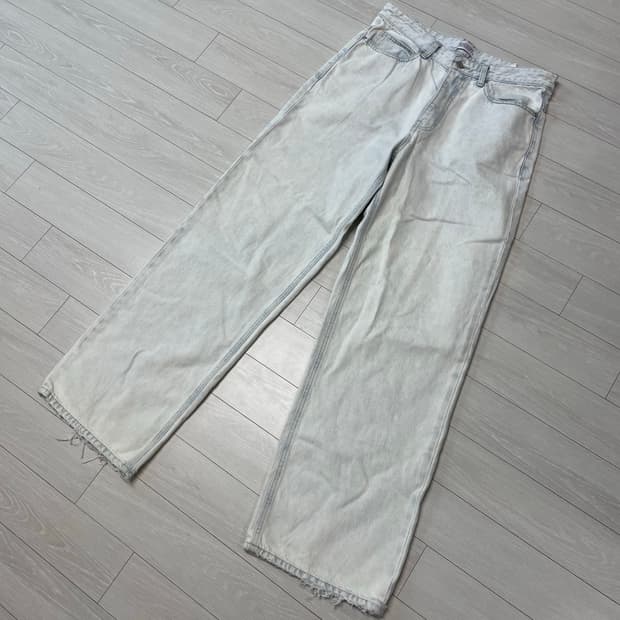 Newtro Wide Denim Pants - Ice Melt