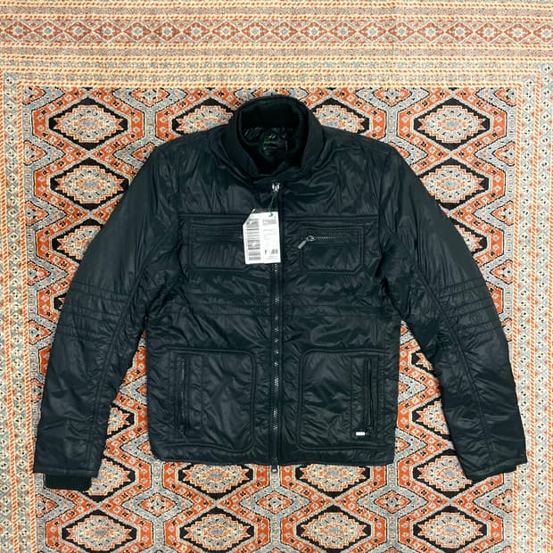  (택있는 새상품)베네통 다크그린 푸퍼자켓 사이즈46