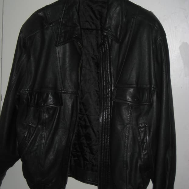 Jubian Japanese leather jacket 레더 자켓