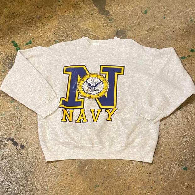 USA 미국 빈티지 JOSTENS NAVY 맨투맨