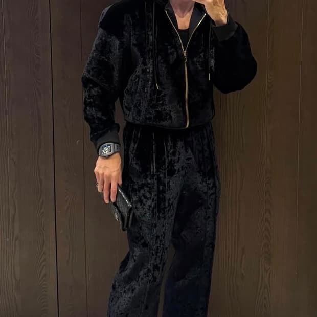 라피나토 벨벳 컷팅 트레이닝 셋업 50사이즈