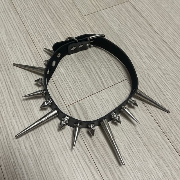 Punk Spike Choker Necklace