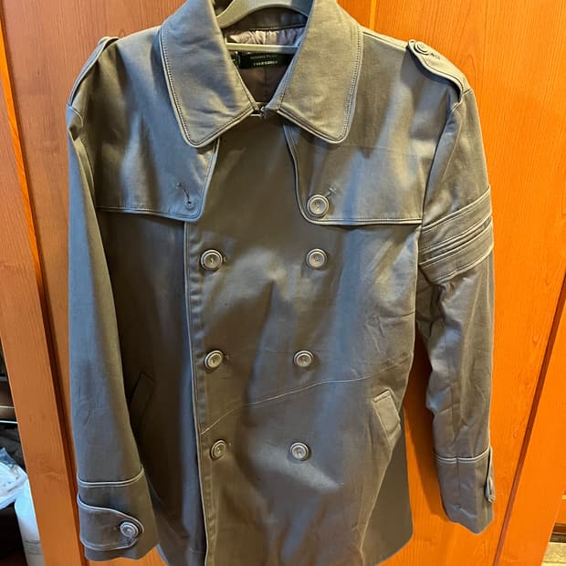 꼼데 옴므 플러스 트렌치 1사이즈