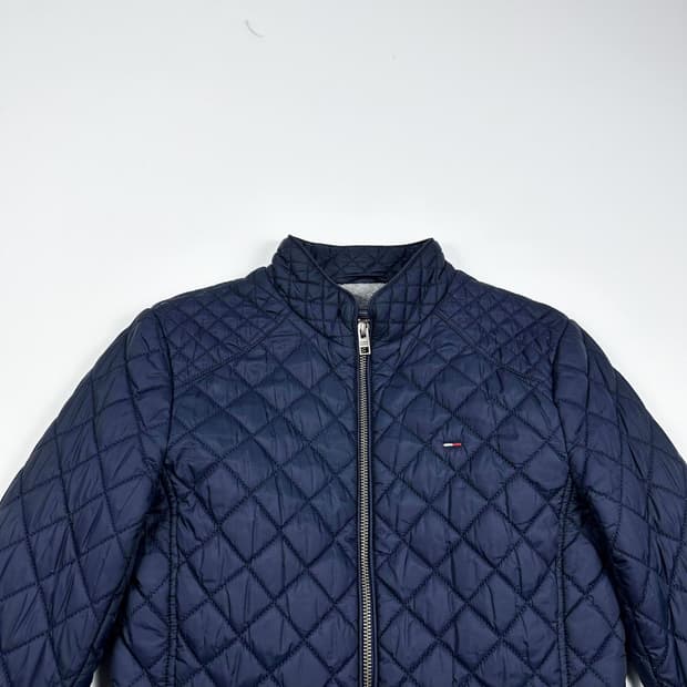 타미힐피거 플래그 네이비 퀼팅자켓 (XS 여성추천)