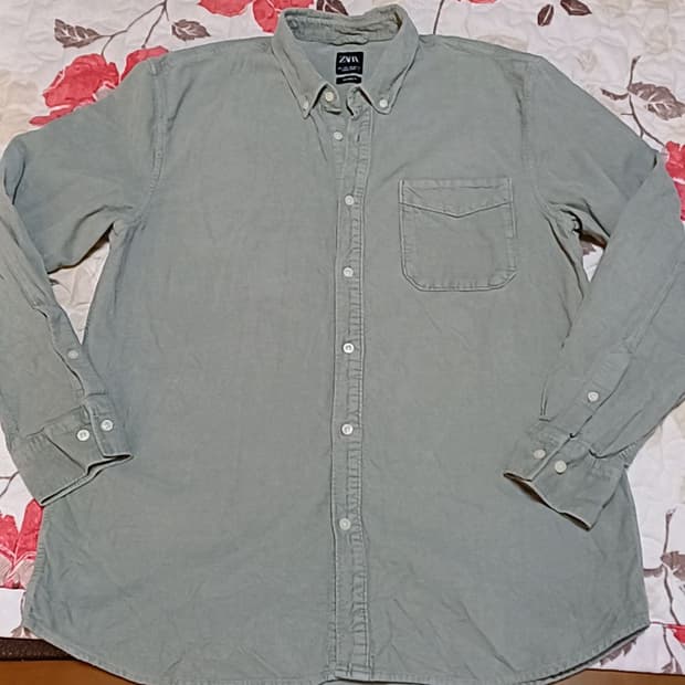 자라 코듀로이남방 L 가슴60 기장81