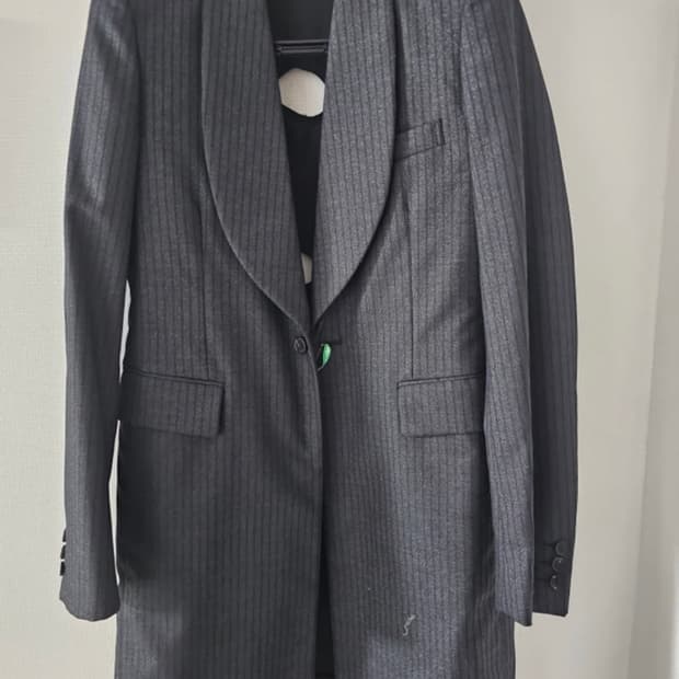 꼼데가르송 옴므 플러스 숄칼라 코트 s