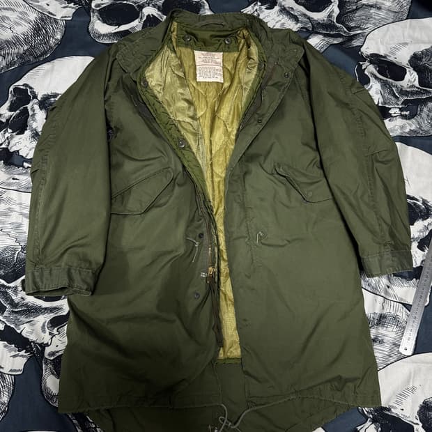 미군 M-65 피쉬테일  개파카 외피내피 S사이즈