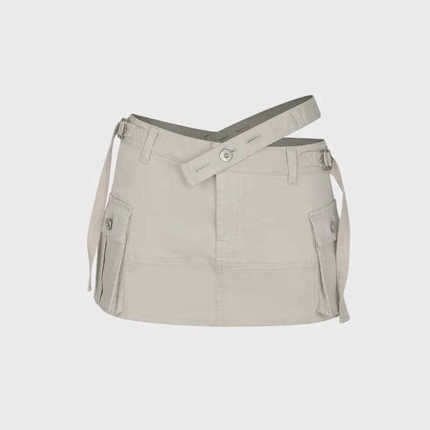 페인오어플레져 NIX Mini skirt grey