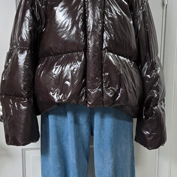 리버RIVER 글로시 다운패딩자켓