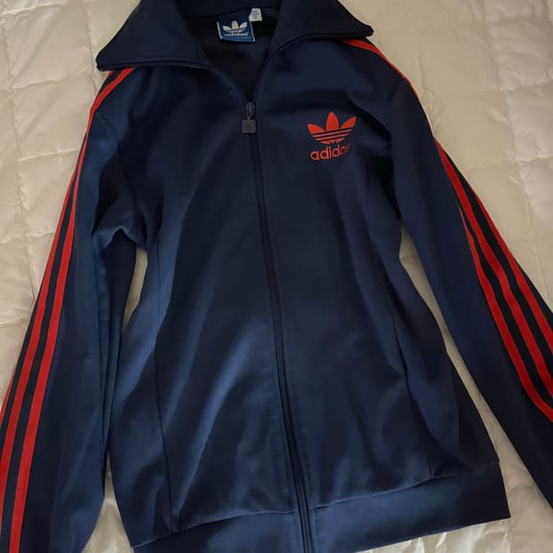 아디다스 유로파 남색 빨강 져지 90 네이비 레드 트랙탑
