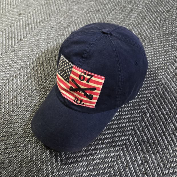 폴로진스 컴퍼니 랄프로렌 플래그 00s 성조기 볼캡
