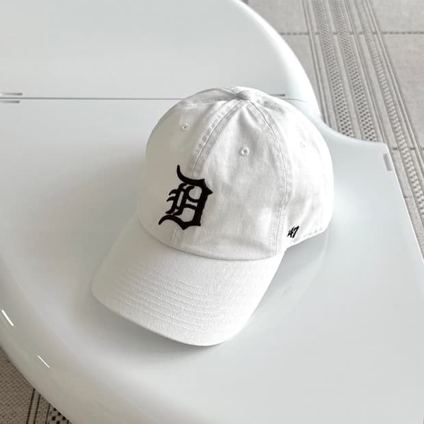 (새상품) 47브랜드 디트로이트 볼캡 화이트