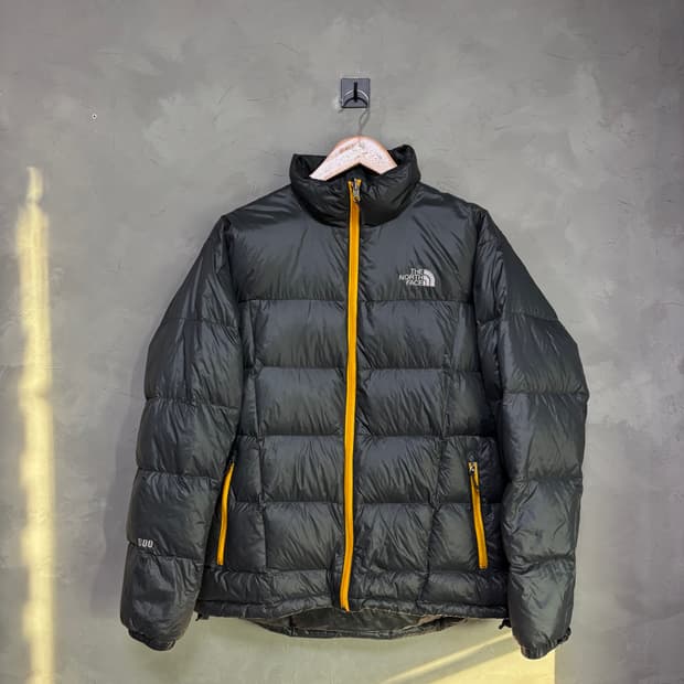 노스페이스 600 구스다운 경량패딩 그레이
