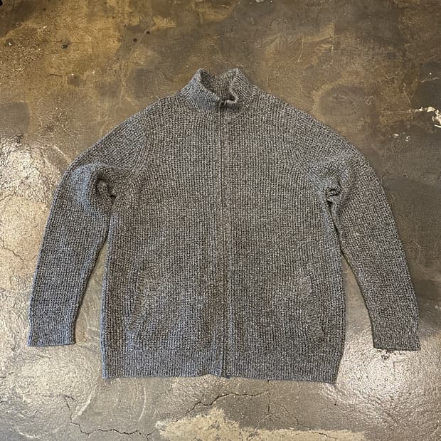 L.L.Bean 엘엘빈 헤더 그레이 오가닉 코튼 풀집 스웨터 XL