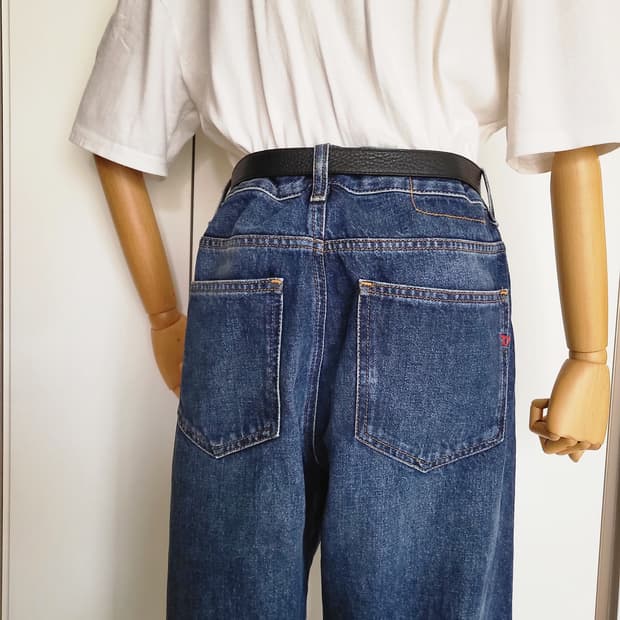 디젤 데님 팬츠 일자세미진 핏대박