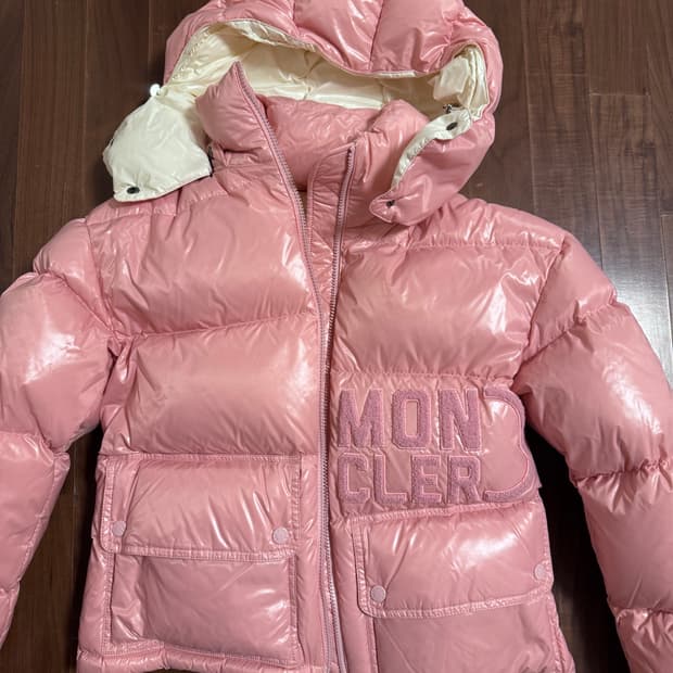 몽클레어 Abbaye 핑크 패딩 새상품
