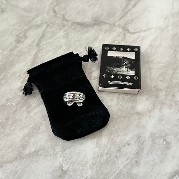 크롬하츠 말발굽 스크롤라벨링(US6/국내11호)