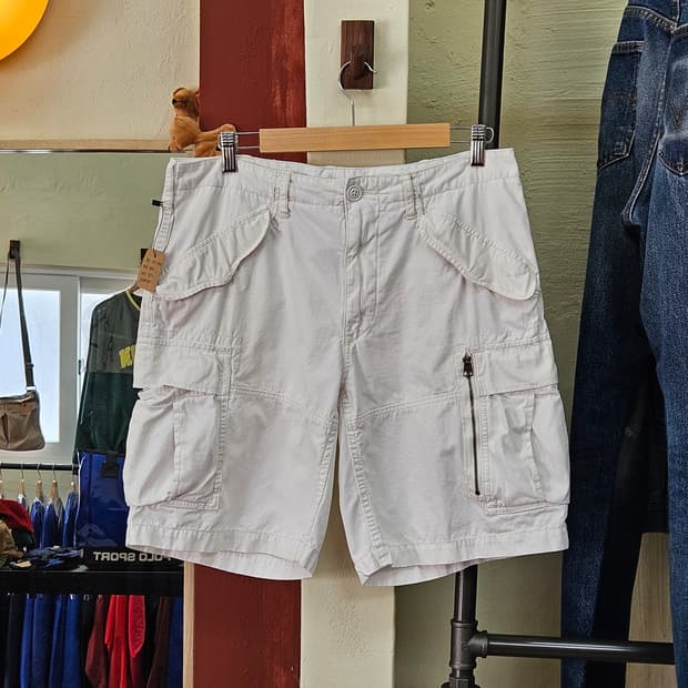 폴로 립스탑 멀티포켓 카고 쇼츠