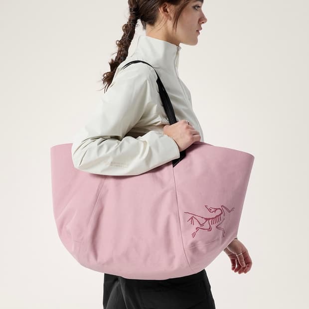 아크테릭스 핑크색 토트백 캐리어 45 기어 토트