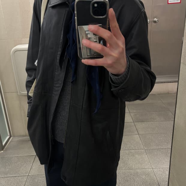 vtg lambskin sg carcoat