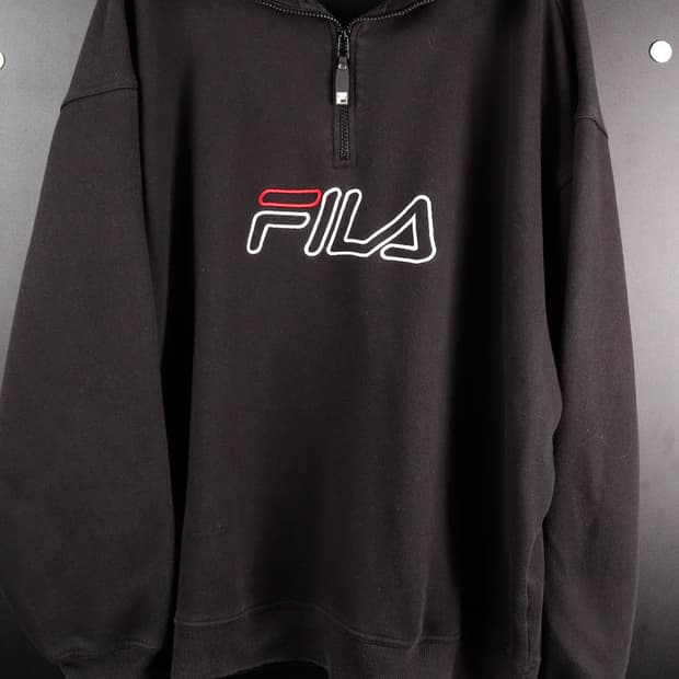 휠라 블랙 집업 쟈켓