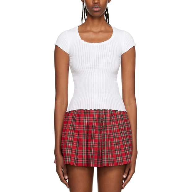 ERL embroid t shirt s 새상품 아일렛포인텔레탑