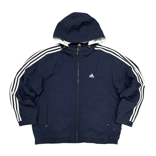 아디다스 네이비 올드스쿨 누빔자켓(100)