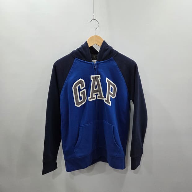 갭 키즈 스펠로고 레글런 플리스 후드집업 XXL/14