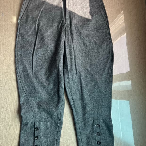 s 꼼데가르송 헴 포버튼 시그니처 팬츠