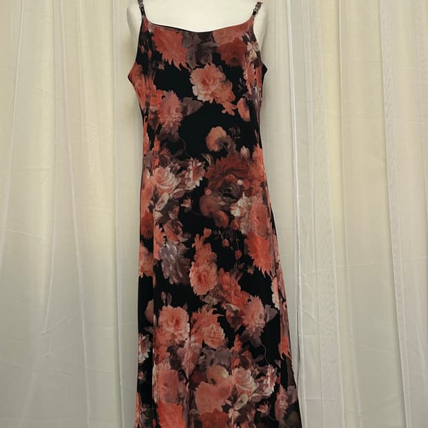 궁 st 오리엔탈 플로럴 나시 원피스 