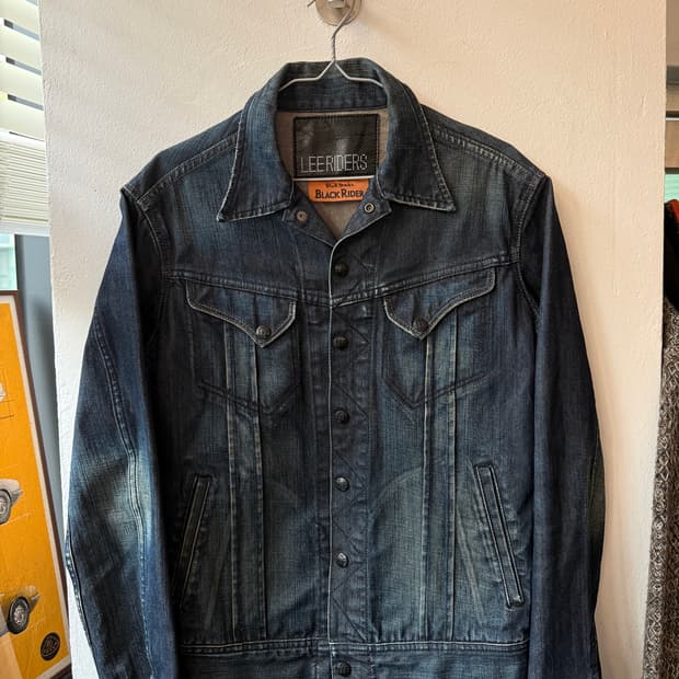 Lee Riders Black Rider Denim Jacket M