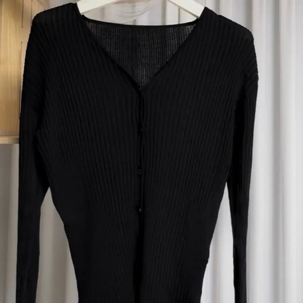 블러썸에이치컴퍼니 골지 가디건 m